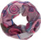 fashionchimp Damen-Loop mit Kreis-Muster, Psychedelic-Print, Schlauchschal, Sommer-Schal für Damen (Lila)