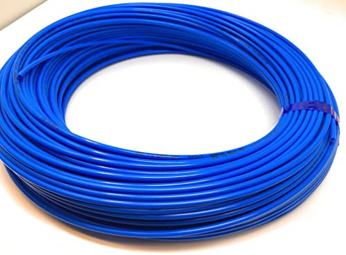 Polyamid-Schlauch (PA) - Pneumatik Schlauch - Druckluftschlauch - 10m-Rolle - blau - 4x2mm (innen/außen) Sehr Robust