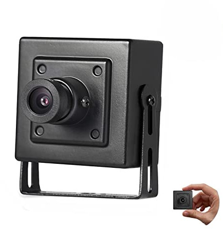 REVODATA Mini telecamera IP POE da 5 MP, telecamera di sicurezza ultraHD per interni con obiettivo da 3,6 mm (FOV 75°), H.265/H.264, rilevamento del movimento, app per smartphone/PC (I706-P)