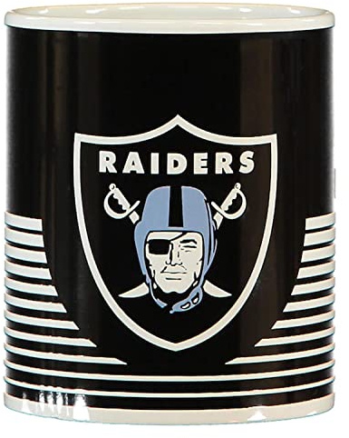 FOCO Las Vegas Raiders NFL Linea Mug Black Tasse Forever Collectibles - Stück