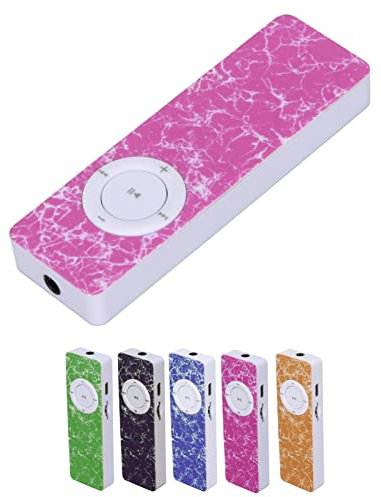 Bewinner Lecteur MP3, D'école pour Les Enfants HiFi Portable sans Perte de Son Lecteur de Musique MP3 Prise en Jusqu'à 64 Go de Carte Mémoire pour Les Sports en Cours
