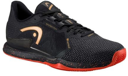 HEAD Sprint Pro 3.5 SF Clay svart orange 273012 BKOR, Svart, guld, röd, 1,50