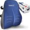 QushyLine - Cojin Lumbar Silla Oficina Ergonomico, Alivia el Dolor Espalda, Respaldo Lumbar Silla Oficina Viscoelástico, Cojin Silla Respaldo Asiento Coche Almohada Lumbar y Correas Ajustables