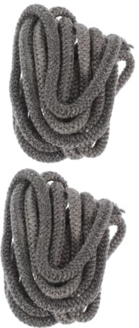 Alipis Junta De Repuesto Para Puerta De Estufa De Leña Cuerda De Fibra De Vidrio 2 Unidades