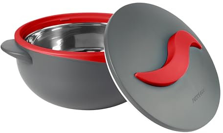 genialo Thermoschüssel, Warmhalteschüssel, isoliert, Lebensmittelbehälter, nicht spülmaschinengeeignet (2,5 L)