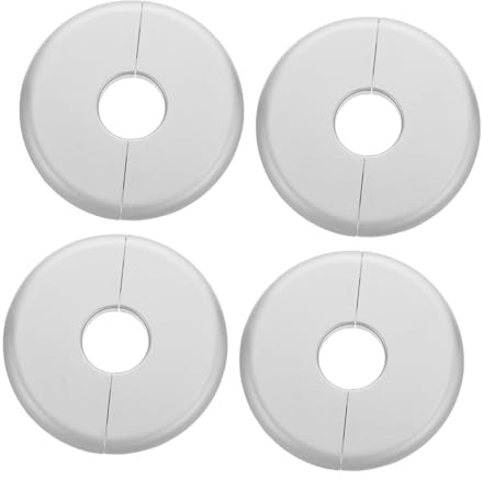 Cabilock 4 Piezas Placas Decorativas para Pared de Flange Dividida para Aire Acondicionado y Cables Eléctricos para Cocina