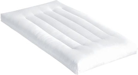 BUERPINKING Cuscino Ultra Piatto Per Dormire, Alto 6 cm, Cuscino Sottile Per Chi Dorme Sulla Schiena e Pancia, Cuscino Basso Memory Foam per Dormire (Bianco, 65 x 40 x 6 cm)