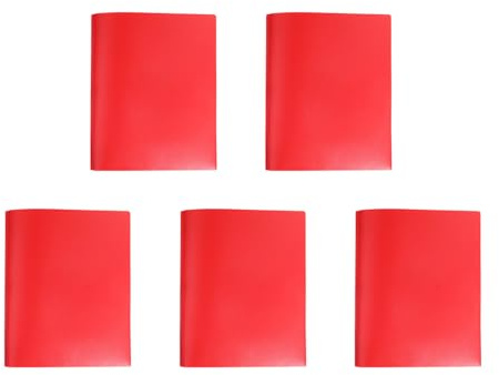 5 carpetas de dos bolsillos con puntas tamaño carta, carpetas de 3 puntas con bolsillos dobles para carpeta de informes escolares