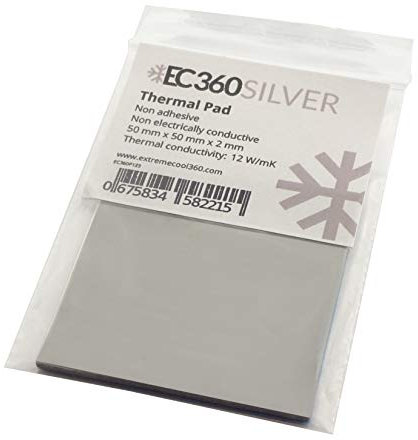 EC360® Silver 12W/MK Pad Termico (50 x 50 x 2,0 mm)