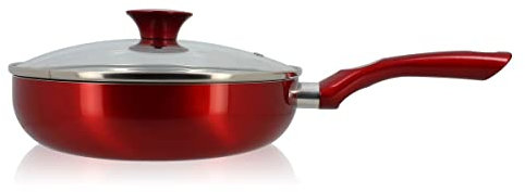 MENASTYL - Sauteuse en aluminium 24cm avec couvercle - 6020580 - compatible tous feux dont induction
