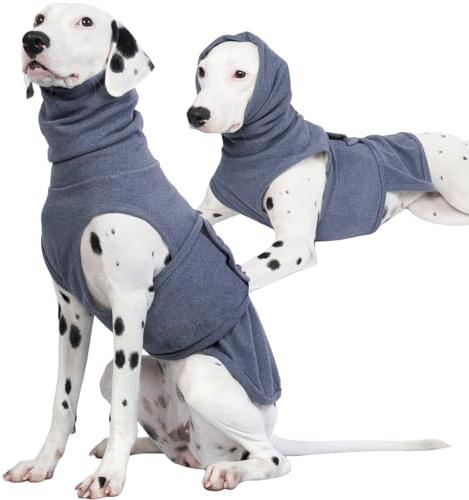 ROZKITCH Thunder Coat for Dogs Anxiety with Hood, Calming Coats for Lightning, Fireworks Travel, 4th of July, Vet Visits, Anxiety Vest for Large Dogs Blue 3XL