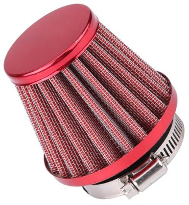 MOCNT Auto Luftfilter 45mm 46mm 47mm Auto Luftansaugfilter Turbo Entlüftungsfilter Motorrad Kaltluftansaugfilter Öl Kurbelgehäuse Filter Kaltluftfilter Entlüftung Filter Rot