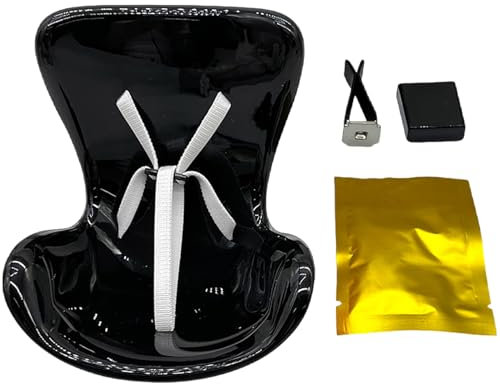 Spielzeug-Autositz, modischer süßer Kleiner Puppenschutzstuhl, Auto-Ornament zur Präsentation von 7-Zoll-Puppen und Dekoration, schwarzer Autozubehör-Puppenstuhl