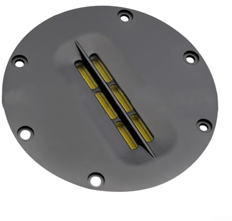 Altavoz de agudos de cinta de aluminio de 4 pulgadas, altavoz de alta frecuencia de 8 ohmios para sistemas de audio de cine en casa, amplio rango de frecuencia 1.5K-40K Hz, potencia máxima de 30 W