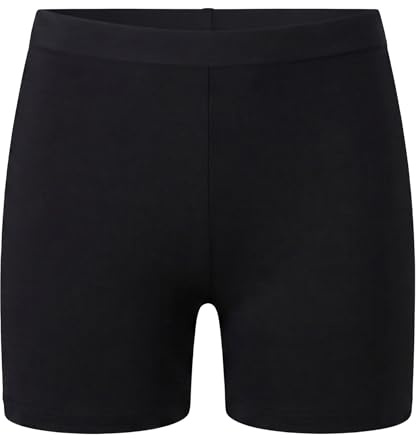 Bonjour Flickor skolkläder dans blygsamma shorts bomull/Elastane andas icke genomskinlig säkerhetsklänning korta barn stretchiga dansande cykelbyxor cykelshorts för flickor storlekar 5-13 år, 1-pack