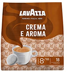 Lavazza Crema e Aroma, cremiger und aromatischer Geschmack, mittlere Röstung, 180 Pads