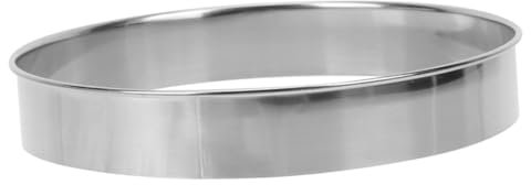 Cabilock Aro Para Pizza Lavable Anillo Para Tartas Inoxidable Para Repostería Práctico