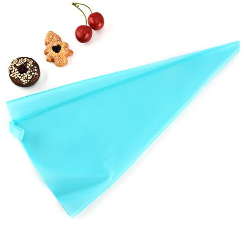 Amosfun 8 Pezzi Sacchetti in Silicone per Decorazione Dolci Strumento Fai-da-te per Pasticceria Sacchetti per Panna Montata e Glassa