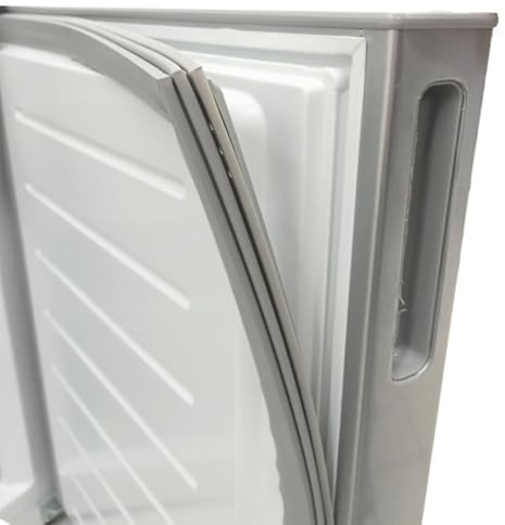 AWFOM Universal Kühlschrank Türdichtung Kühlschrankdichtung Reparaturset Gefrierteiltürdichtung,Weiß/Grau