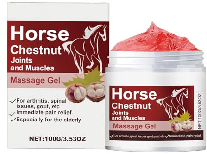 Extra Strong Warming Horse Balm, 100g Muscle Massage Gel, Soothing Massage Gel, Gentle MassageBalm for Back Shoulder Muscle Neck Tension Post-Workout Knee Travel
