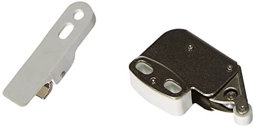 Mobila RS01108, Chiusura a cricchetto per ante, Apertura a Scatto Premi-Apri, Acciaio nichelato, 1 Pezzo