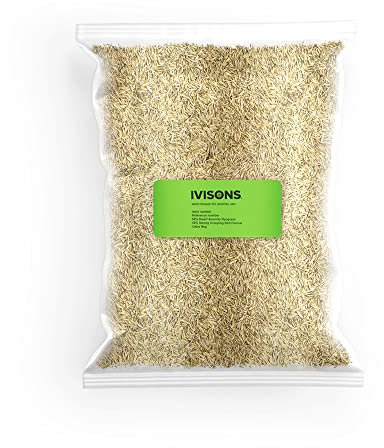 Ivisons Eco Lawn Grass Seed with Micro Clover | Self Fertilising Quality Certified Seeds | Low Maintenance Drought Resistant Lawn Seed | Super Green Fast Growing Mix (500g)