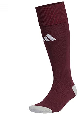 adidas Unisex Milano 23 Socks, team maroon 2/white, 4.5-6