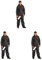 REIS KOM Maleranzug | Ganzkörperanzug | Overall | Schutzanzug | Lackieranzug | Schwarz | M Größe (Packung mit 3)