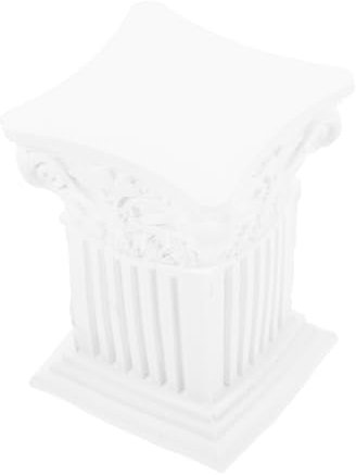 HOOTNEE Roman Column Sculpture for Home Decor Plaster Pillar Statue Versatile Candle Holder for Weddings and Table Centerpieces Design