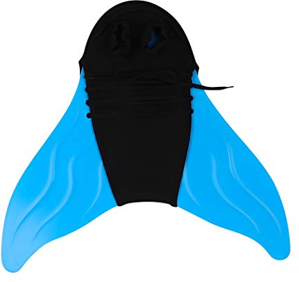 DNFUN Mermaid Schwimmflossen für Kinder, verstellbare Mermaid Design Schwimmen Tauchen Training Monofin Fuß Flipper Flossen