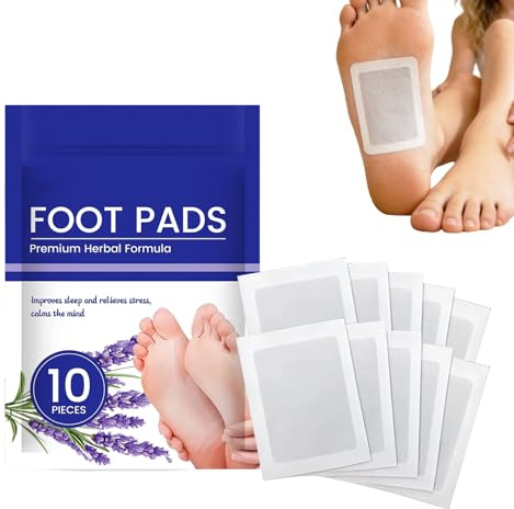 Lot de 10 coussinets nettoyants en profondeur pour le corps - Formule au vinaigre - Patchs adhésifs avec nuit - Soin de bien-être - Soutien de relaxation pour la fatigue du sommeil