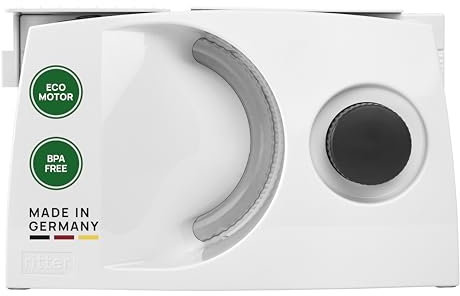 ritter markant 01 Electrical Food Slicer with eco Motor, Made in Germany, Plastic, 65 W