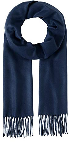 Accessoire Top Tendance Echarpe Cachemire et Laine - Homme Femme Touché Soyeux Couleur Uni (+ 30 couleurs) (Bleu marine)