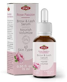 OTACI Sérum pour Cils et Sourcils 15 ml, favorise la Croissance et le Volume, Réduit la Perte de Cheveux, convient aux Extensions de cils, Sans Hormones, Sans Prostaglandines, Vegan