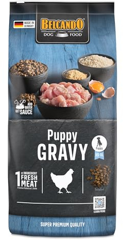 Belcando Puppy Gravy [12,5 kg] Aliment Complet pour Chiens | Nourriture sèche pour Chiots de Toutes Les Races jusqu'à 4 Mois