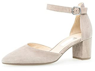 Gabor Escarpins à lanières pour femme, chaussures à talons pour femme, Visière marron., 40.5 EU