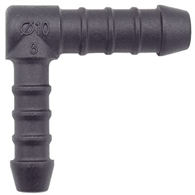 1 x YOU.S Original Schlauchverbinder Zwischenstück RGV Ø 8x10 mm 90° Winkel - L-Form Reduzierer