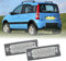 njssjd LED-Kennzeichenbeleuchtung Kompatibel mit 2003-2012 Fiat Panda Typ 169, 2012-up Fiat Panda Typ 312/319 Xenon-Weiß-Kennzeichenbeleuchtung