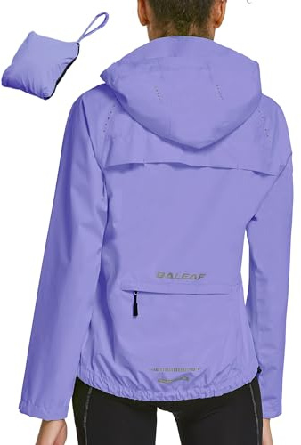 baleaf Cycliste Coupe Vent Femme, Vélo Jacket De Pluie Imperméable Randonnée Les Quatre Saisons Bike Coupe Extérieure Légère Résistante