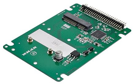 xiwai SATA SSD mSATA Mini PCI-E vers 2,5 IDE 44 broches Boîtier de disque dur pour ordinateur portable Blanc