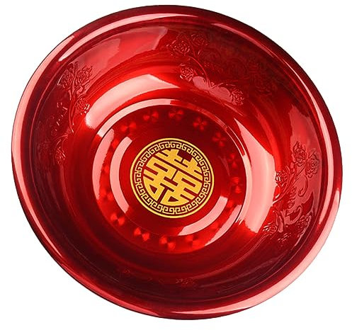 Homoyoyo Wedding Party Wash Basin Tub Metal Traditional Water Basin Sturdy Texture Suitable for Occasions and Storage