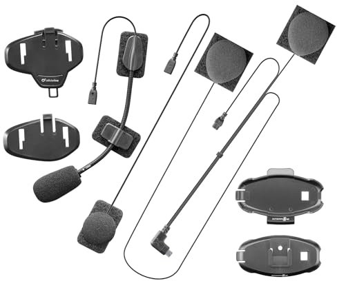 INTERPHONE AUDIO KIT 40mm - Audio Kit - Ricambio Completo Speaker Professionali Stereo Alta Fedeltà - Interfoni Avant, Tour, Sport, Urban, Link