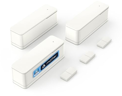 Bosch Smart Home dörr-/fönstersensor II [+M], smart sensor för energieffektiv uppvärmning, kan användas flexibelt i Bosch Smart Home System eller i Matter-system från alla tillverkare, tredelad sats