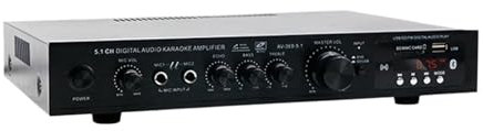 AV-369BT Amplificatore stereo HiFi a 6 canali con amplificatore audio Bluetooth 5.1,Riproduzione accurata