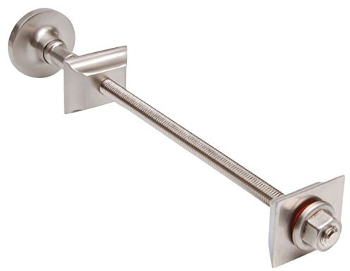 SMR Bathrooms W-TRS-LUX-SN Cast Iron Radiator Luxury Wall Stay/Tie, Brushed Satin Nickel