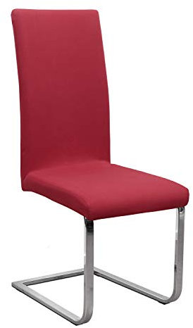 Stuhlhusse Jersey, elastische Stretch Husse Baumwolle Bi-Elastic, Farbe wählbar, Bordeaux