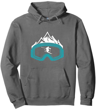 Skieur - Sports D'Hiver Neige Ski Sweat à Capuche