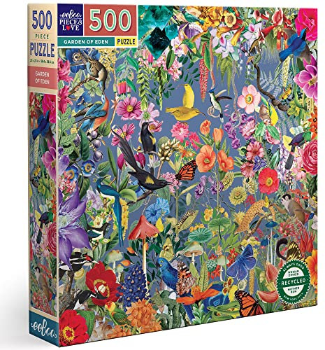 eeBoo - Puzzle 500 pcs - Garden of Eden - (EPZFGDE