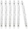WinDerMo R7s Halogen Leuchtmittel 118mm, R7S 400W Halogenlampen Dimmbar, 230V 400W 4000 Lumen 2700K warmweiß J-Typ J118 Glühbirne, 6 Pack
