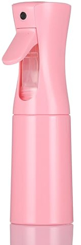 Eastrise 200 ml Wassersprühflasche, Haarsprühflasche, kontinuierlicher feiner Nebel, leere Sprühflasche für Haarstyling, Pflanzen, Reinigung, Nebel und Hautpflege (Rosa)